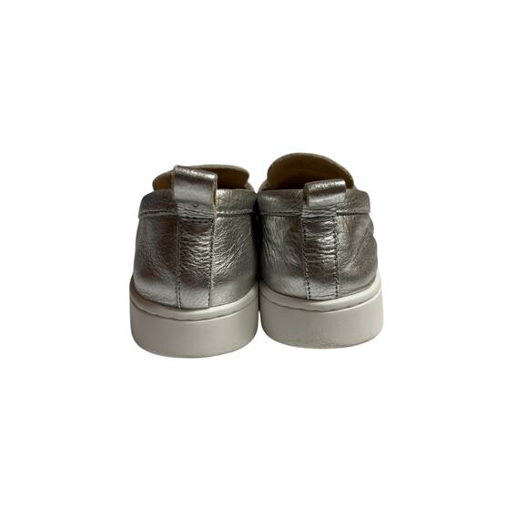 Vionic Uptown Silver Metallic Comfort Slip On Loafer - 6 - Picture 6 of 12